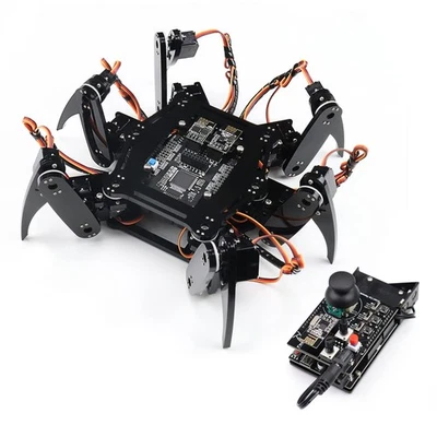 Hexapod Robot Kit with Remote (Compatible with Arduino IDE), Walking Crawling... - Image 1 of 4