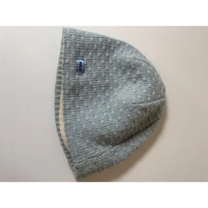 BULA Knit Beanie Hat Light Blue Textured Knitwear Warm Winter Accessory - Picture 1 of 2