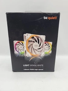 be quiet! Light Wings White 120mm PWM Triple Pack Premium ARGB Low Noise Cooling - Picture 1 of 3