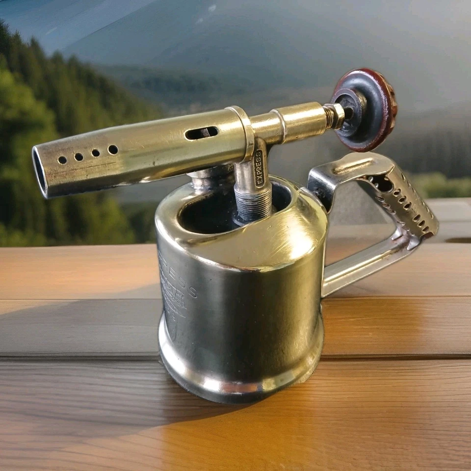 Lampe À Souder LG Express N 19 Chalumeau Ancien Laiton - Photo 1/4