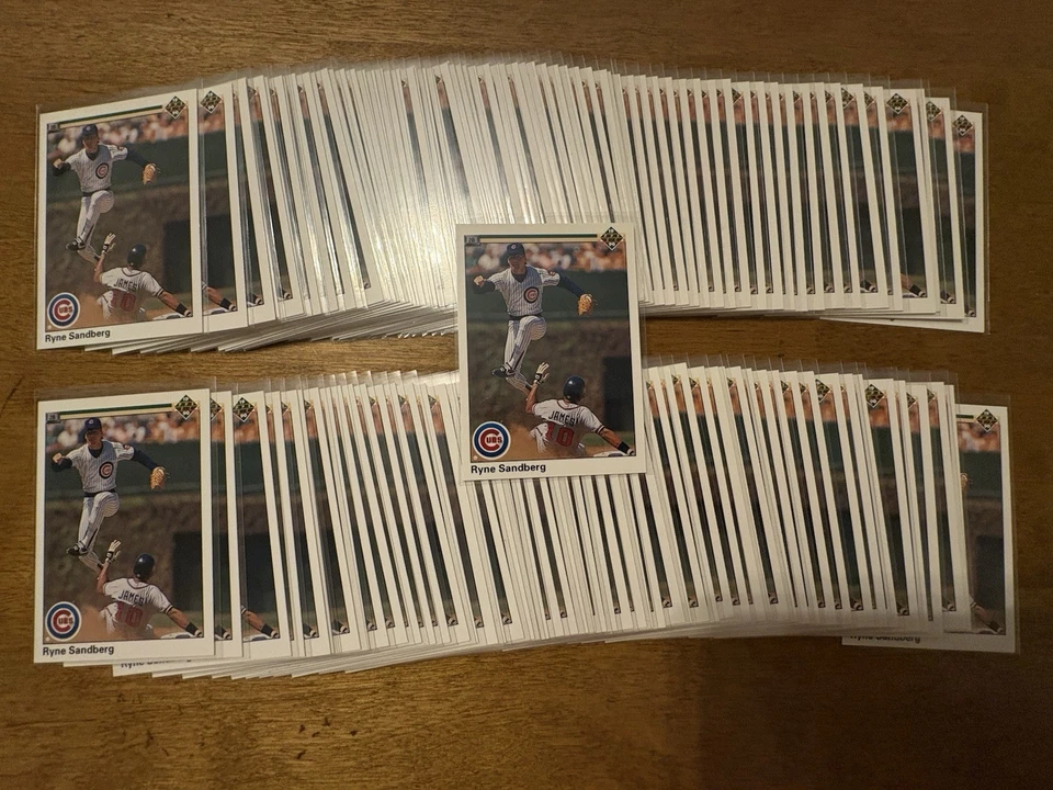 Lote (119) Ryne Sandberg Chicago Cubs 1990 Upper Deck Baseball #324 MLB HOF - Imagem 1 de 1