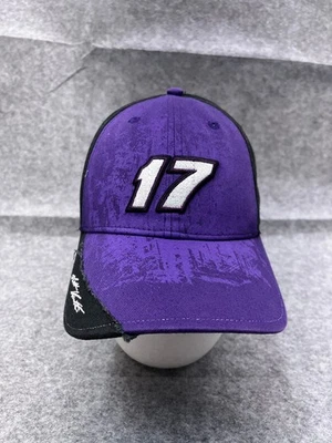 #17 Matt Kenseth Hat Cap Strap Back Men One Size Purple Cotton Nascar Distressed - Image 1 of 4