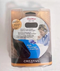 Creative Labs HS-720 ChatMax Headphones - Black (NEW) - Afbeelding 1 van 2