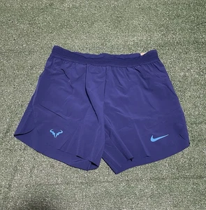 Pantalones Cortos Tenis Nike Dri-Fit ADV Rafa Nadal 7" Azul Marino DV2881-492 Hombres Grandes - Imagen 1 de 5