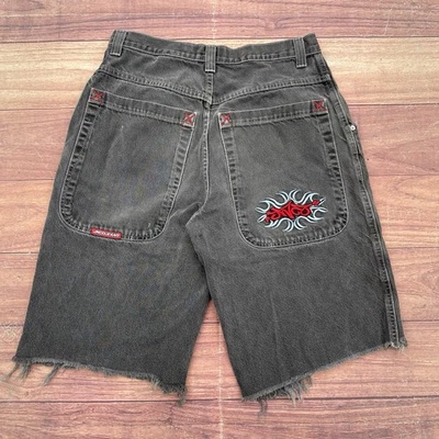 Pantalones Cortos Pantalones Cortos Vintage Y2K JNCO 34x14 Sueltos Patinador Bordados Años 90 Foto 1 de 4