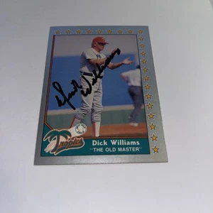 Dick Williams HOFer signierte 1999 Senior League Karte - Bild 1 von 1
