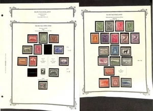 Neufundland Sammlung 1928-37 auf Scott Spezialseiten, #146..210 postfrisch (CH) - Bild 1 von 1