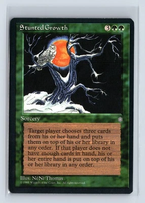 (2x) STUNTED GROWTH – MTG Magic the Gathering Card – Ice Age – Rare - Image 1 of 4