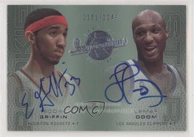 2001 Upper Deck Inspirations /1149 Eddie Griffin Lamar Odom #110 Rookie Auto RC - Image 1 of 2