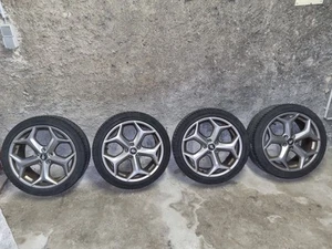 4 x Original 18 Zoll Ford Felgen (Reifendrucksensor) + Michelin Winterreifen - Bild 1 von 20