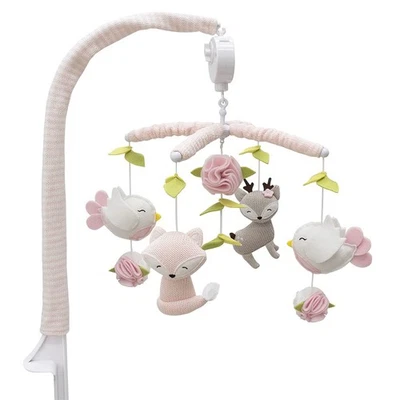 Baby Musical Mobile - Ava Birds | Crib Toy, Knitted Woodland Characters, Nurs... - Image 1 of 4