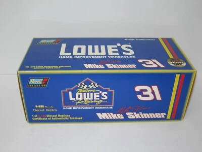 1/18 CHEVY #31 LOWE'S/MIKE SKINNER MONTE CARLO DIECAST RACE CAR NIB 1998 - Image 1 of 4
