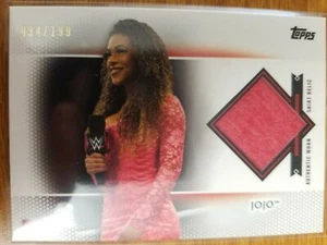 2017 Topps WWE División Jojo 2017 Camisa Desgastada Reliquia #d 034/199 - Imagen 1 de 1