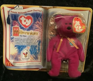 Ty Beanie Babies Millennium Bear Birthday January 1 1999 - Picture 1 of 4