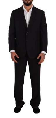 DOMENICO TAGLIENTE Suit Black Polyester Single Breasted Formal s. IT51 / US41 - Image 1 of 4