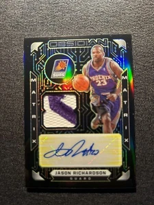 Jason Richardson 2020-21 Obsidian Matrix Auto Patch 10/10 Last Made - Zdjęcie 1 z 3