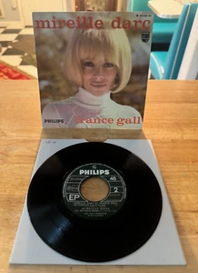 45 7” FRENCH EP MIREILLE DARC FRANCE GALL PROMO SLEEVE OU EST MON ZEBRE - Picture 1 of 4