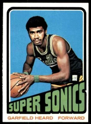 1972-73 Nm-Super Nice-Make Offer Garfield Heard 23 Seattle Super Sonics #98 - Image 1 of 2