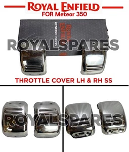 Royal Enfield "THROTTLE COVER LH & RH, SS" For Meteor 350 - Express Shipping - Picture 1 of 14