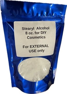 Stearyl Alcohol 8 oz. for DIY Cosmetics - Picture 1 of 10