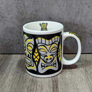Tiki Black Mask Coffee Mug Designed In Hawaii By The Islander Group 24098 - Picture 1 of 5