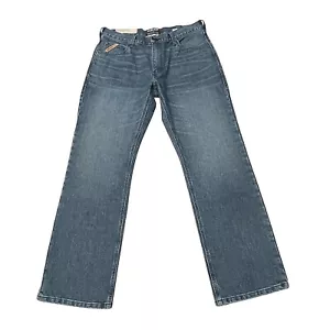 Ariat M4 Relentless Relaxed Boot Cut Jeans Straight Herren 34x32 Cowboy - Bild 1 von 6