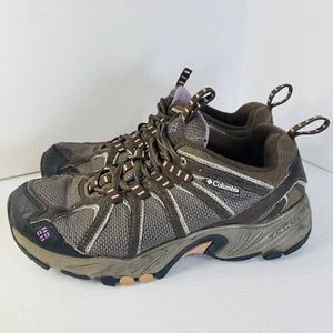 Columbia Kalbab Womens Hiking Shoe Lace Up Brown Purple BL3571-231 Size 6 - Picture 1 of 8