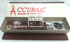 HO Accurail GM&O Bi-Level Auto Rack on 86' Trailer-Train Flat TTBX #908724, Kit - Bild 1 von 12