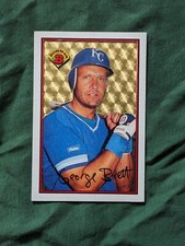 George Brett 1989 “1st Bowman superfractor” style 1/1 2023 cardart mod Royals