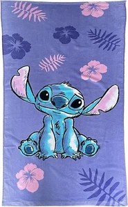 Disney Stitch Beach Towel Kids Swim Bath Towels for Children TV Show Gift - Picture 1 of 9