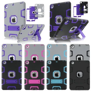 Shockproof Rubber Armor Case Protective Cover Kickstand For Tablet iPad Mini 321 - Picture 1 of 20