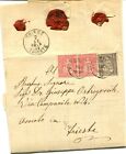 SWITZERLAND 1881 letter stamped to AUSTRIA (Z681)
