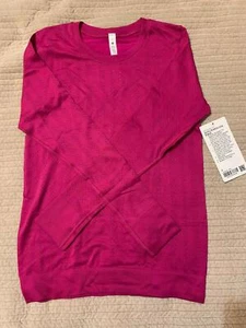 NWT Lululemon Swiftly Breathe Long Sleeve ~SIZE:4,6,10~Fletching Lines Ripened R - Picture 1 of 8