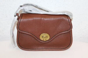 FOSSIL HERITAGE Schultertasche Damen ZB1799200 Leder Braun Neu Rechnung MwSt - Picture 1 of 3