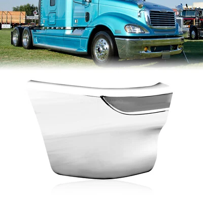 Steel Bumper End Chrome Corner For1997-2014 Freightliner Columbia Passenger Side Foto 1 de 4
