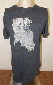 Men's The North Face Bear Wandering 1966 Large Slim Fit Gray Poly Blend - Picture 1 of 5