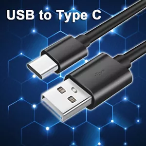 1X USB-C QC3.0 Fast Charging Data Power Cable Type-C For Samsung Google HUAWEI - Picture 1 of 8