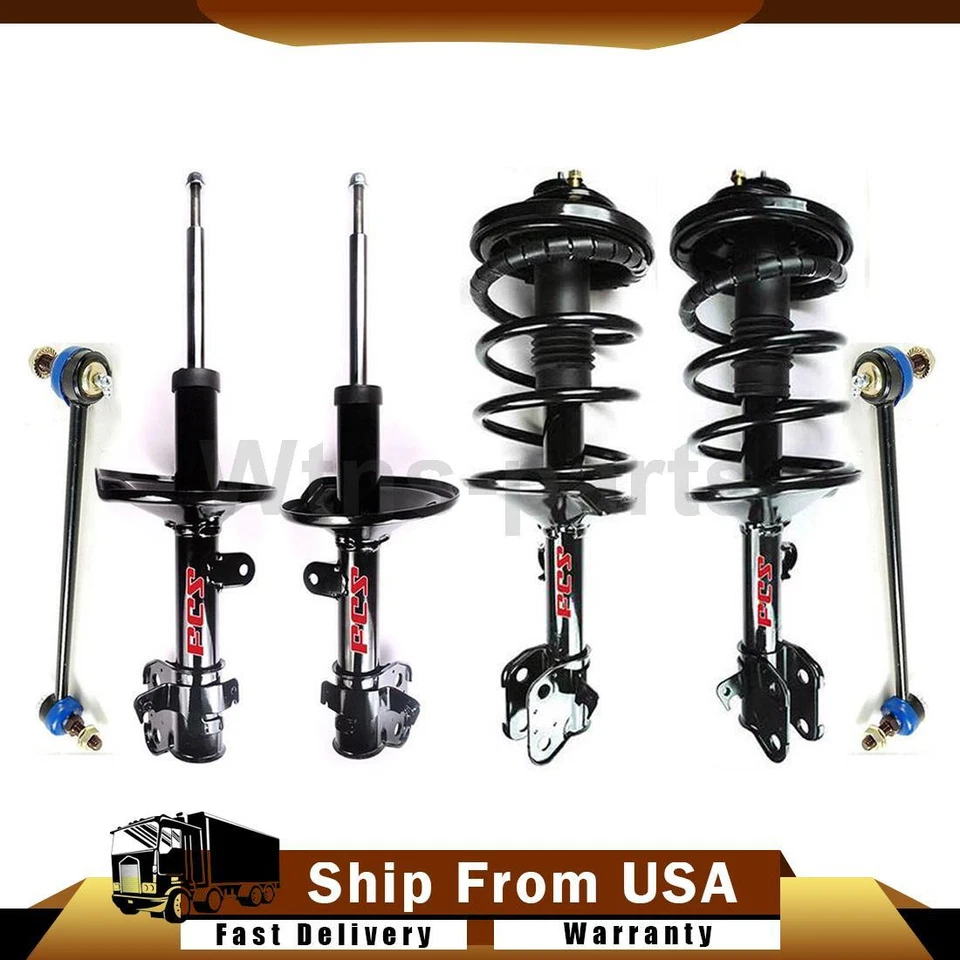 Se adapta a 1999 2000 2001 2002 2003 Honda Odyssey 6x conjunto de puntal barra estabilizadora kit de enlace Foto 1 de 4