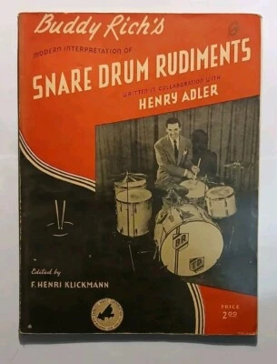Buddy Rich's Modern Interpretation Of Snare Drum Rudiments 1942 Adler/Klickmann Foto 1 de 4