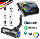 FM Transmitter Auto Bluetooth5.0 Kfz Radio Adapter Mp3 Player Dual USB für Handy