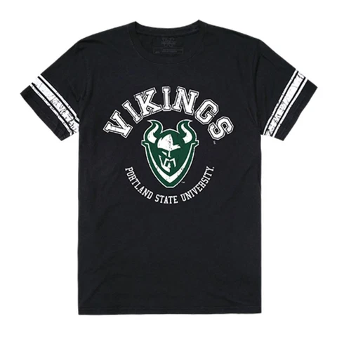 Portland State University Vikings NCAA Men's Football Tee T-Shirt Cover