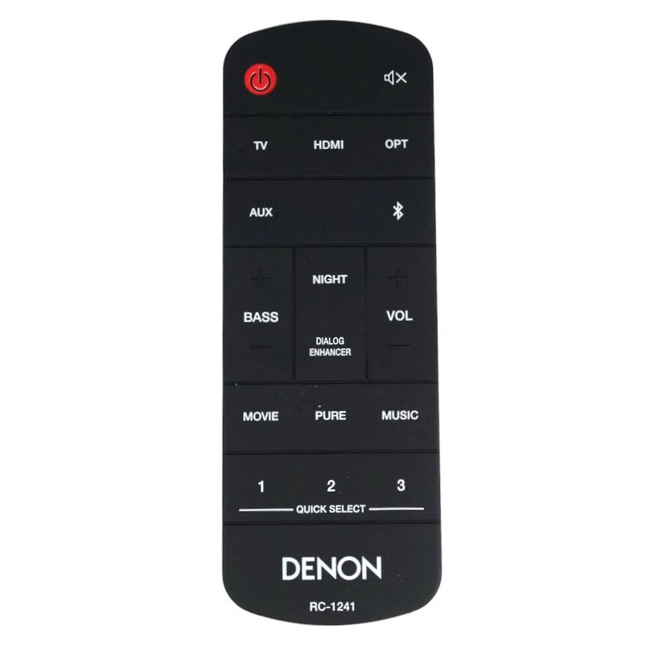 Genuine Denon HOME SB550 Sound Bar Remote Control - Image 1 of 1
