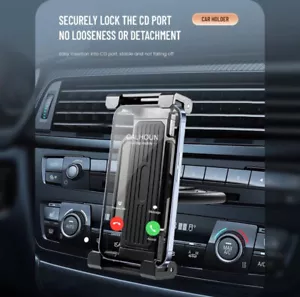 For 4 to 12.9 inch tablets and phones, car CD slot holder - Picture 1 of 7