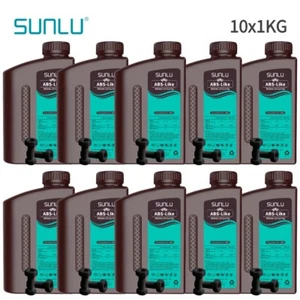 Sunlu 10×1KG ABS Like Photopolymer 3D Printer Rapid Resin LCD UV-Curing 405nm - Picture 1 of 57
