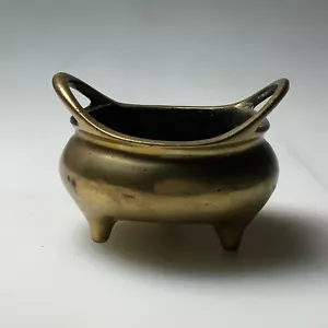 ANTIQUE CHINESE CHINA  QING BRONZE CENSER INCENSE BURNER MARK XUANDE 19TH C - Picture 1 of 12