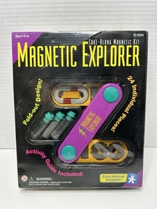 Magnetic Explorer Educational Insights Activity Set STEM Magnet Kit Vintage 1996 - Picture 1 of 7