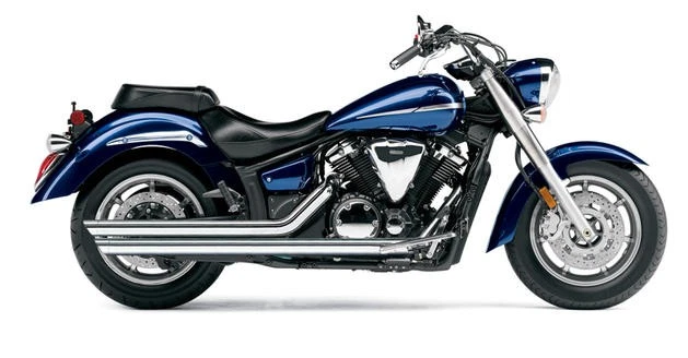 Cobra Speedster Slashdown Exhaust Chrome fits Yamaha XVS1300A V-Star 07-09,11-14 - Image 1 of 1