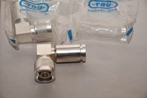 PAR DE CONECTORES TRU COAXIALES # TRU-5609 AMBOS NUEVOS COMO NUEVOS - UN PAQUETE SELLADO - Imagen 1 de 3