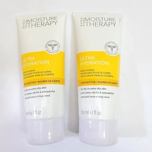 AVON Moisture Therapy ULTRA HYDRATION 4.2oz ea BODY SCRUB EXFOLIANT- Lot of 2 - Picture 1 of 2