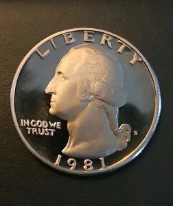 1981 S Proof Washington Quarter Proof - Picture 1 of 8